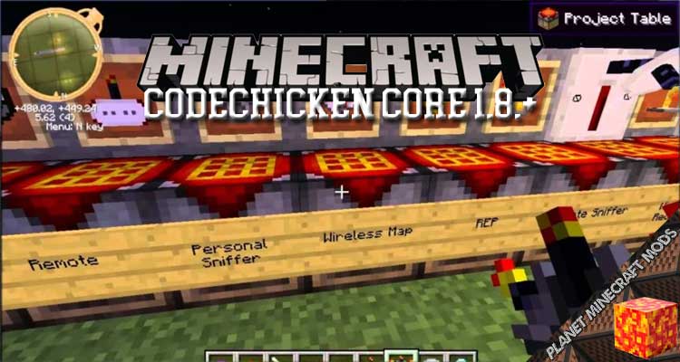 CodeChicken Core 1.8.+ Mod 1.10.2/1.9.4