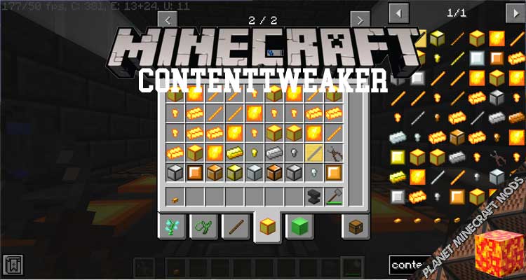 ContentTweaker Mod 1.16.5/1.12.2