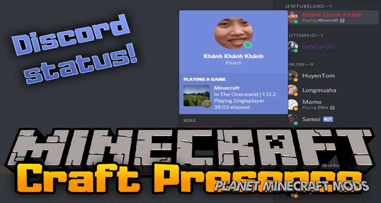 craft-presence Craft Presence Mod 1.14.4/1.12.2
