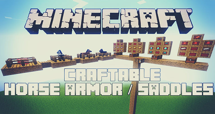 Craftable Horse Armour and Saddle Mod 1.15.1/1.14.4