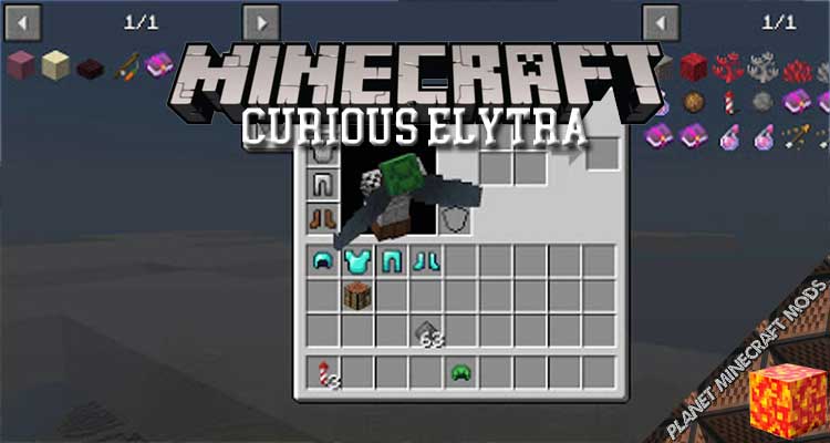 Curious Elytra Mod 1.16.5/1.15.2/1.14.4