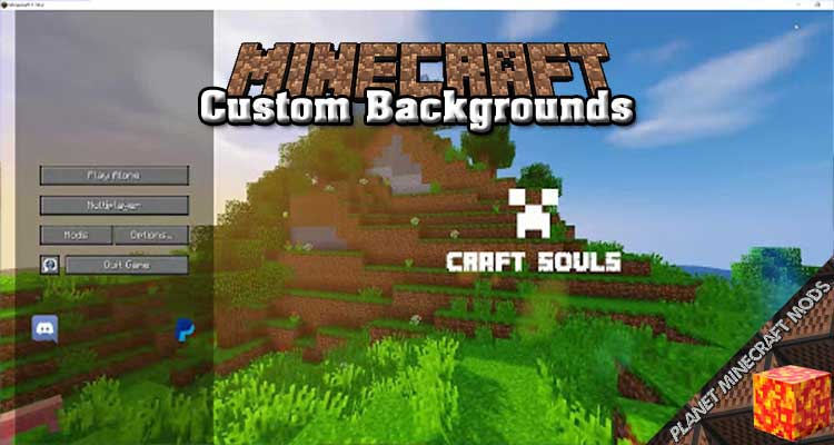 Custom Backgrounds Mod 1.12.2/1.11.2/1.10.2