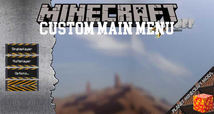 Custom Main Menu Mod 1.12.2/1.10.2/1.7.10