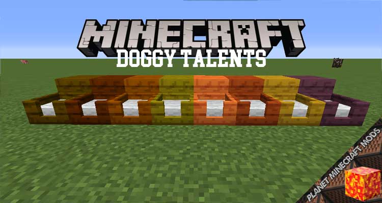 Doggy Talents Mod 1.16.5/1.12.2/1.7.10