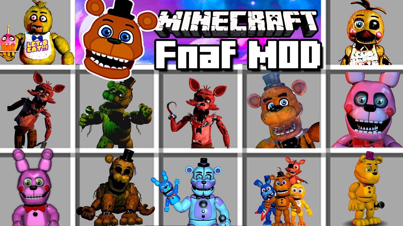 Five Nights at Freddy's Reborn Mod 1.12.2/1.7.10