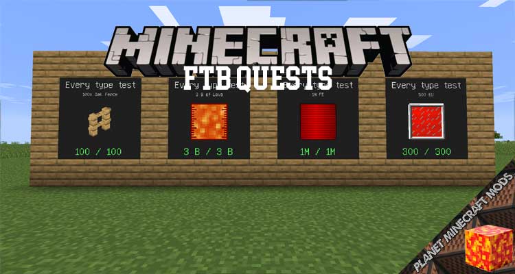 FTB Quests Mod 1.16.5/1.15.2/1.12.2