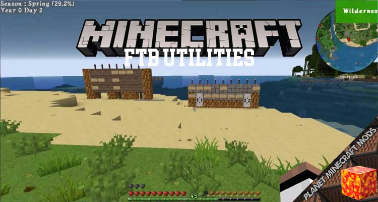 FTB Utilities Mod 1.12.2/1.10.2/1.7.10