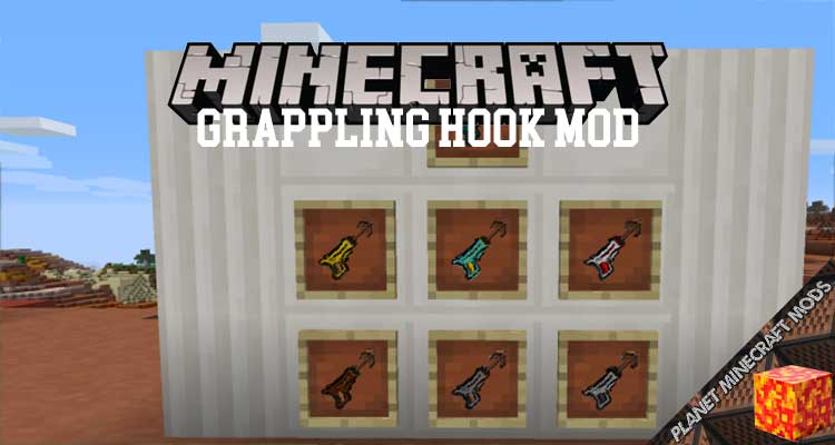 Grappling Hook Mod 1.12.2/1.10.2/1.7.10