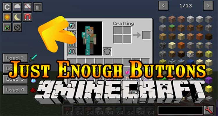 Just Enough Buttons Mod 1.14.4/1.12.2