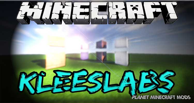 KleeSlabs Mod 1.14.4/1.12.2