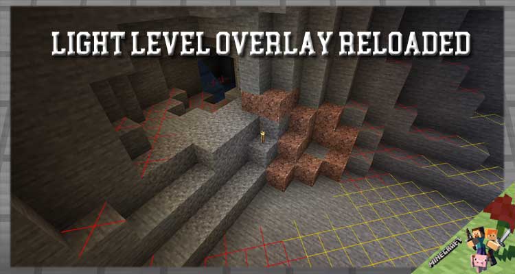 Light Level Overlay Reloaded Mod 1.14.4/1.12.2/1.7.10