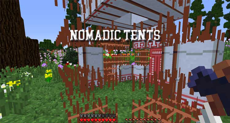 Nomadic Tents Mod 1.15.2/1.12.2/1.7.10