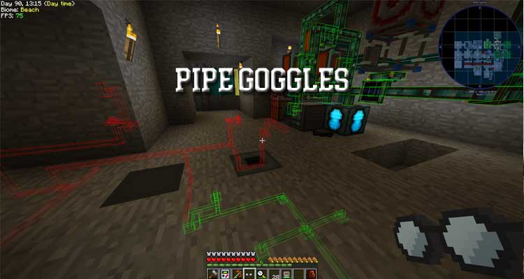 Pipe Goggles Mod 1.14.4/1.12.2