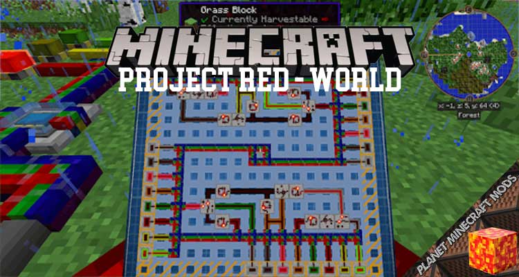 Project Red - World Mod 1.12.2/1.10.2/1.7.10