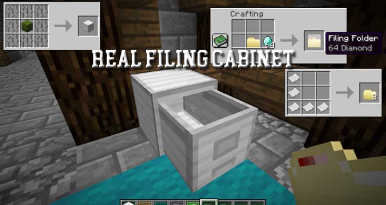 Real Filing Cabinet Mod 1.14.4/1.12.2/1.10.2