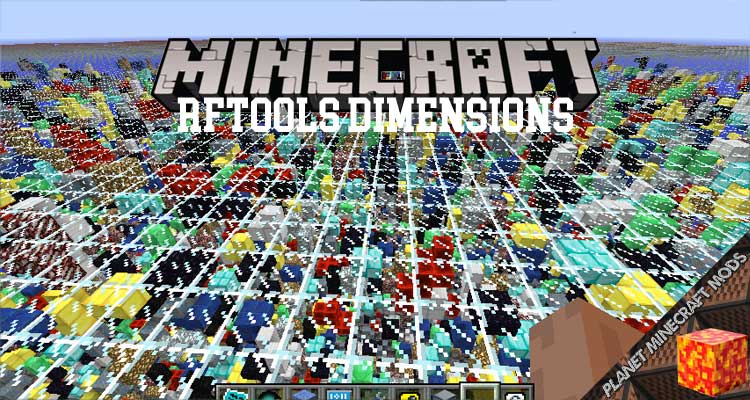 RFTools Dimensions Mod 1.16.5/1.12.2/1.10.2