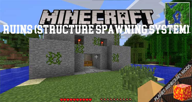 Ruins (Structure Spawning System) Mod 1.15.2/1.12.2/1.7.10