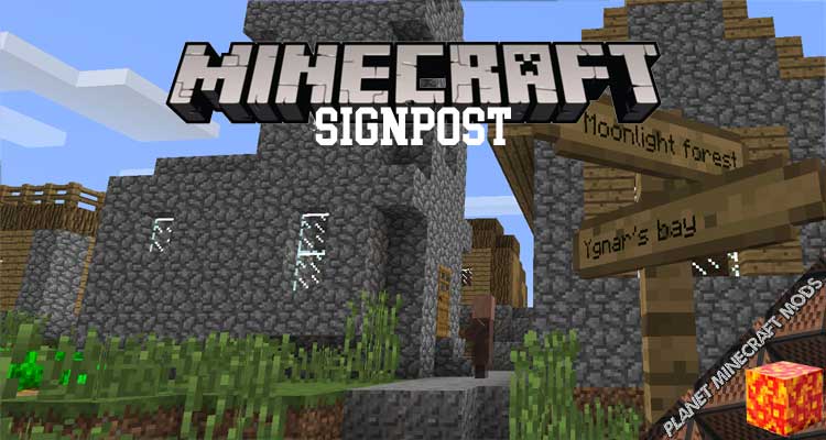 Signpost Mod 1.12.2/1.10.2/1.7.10