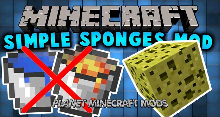 Simple Sponge Mod 1.13.2/1.12.2