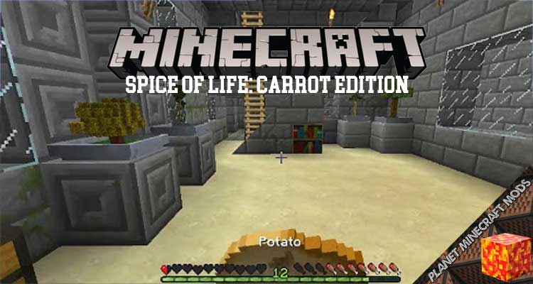 Spice of Life: Carrot Edition Mod 1.16.5/1.12.2/1.10.2