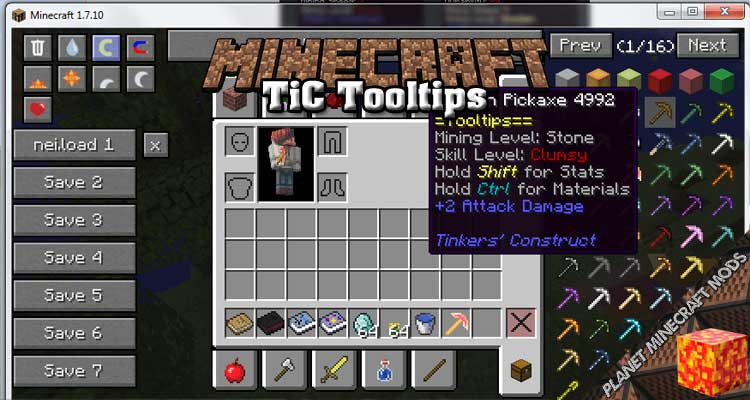 TiC Tooltips Mod 1.7.10