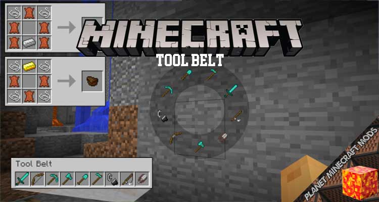 Tool Belt Mod 1.17.1/1.12.2/1.10.2