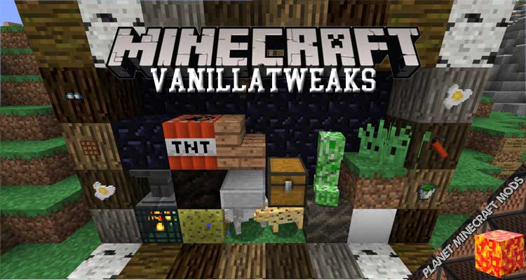 VanillaTweaks Mod 1.16.5/1.12.2/1.10.2