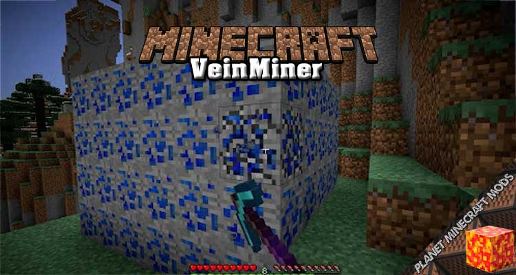 VeinMiner Mod 1.12.2/1.10.2/1.7.10