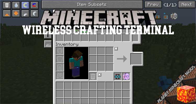 Wireless Crafting Terminal Mod 1.12.2/1.10.2/1.7.10