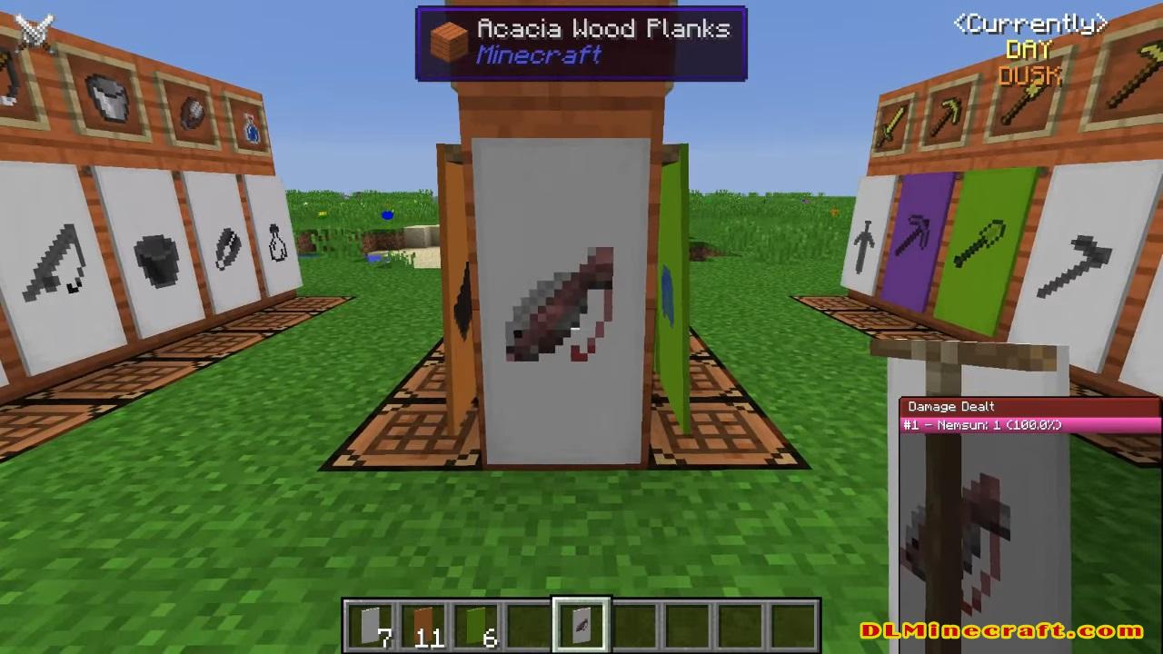 how to make a sword banner in minecraft