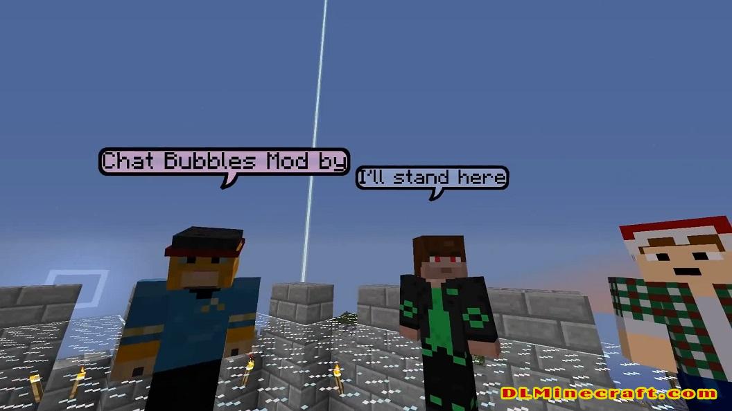 Chat Bubbles Mod for Minecraft 1.9.4/1.8.9/1.7.10